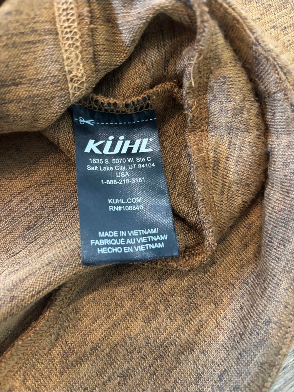 Kuhl Women's Lea Pullover Camel Colored Sweatshirt Women's Size Medium in EUC - Picture 9 of 15